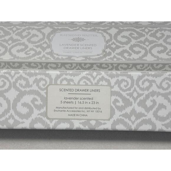 Lavender Scented Drawer Liner Damask Dresser Shelf 6.5" X 23" 3 Boxes /15 Sheets - Picture 5 of 6